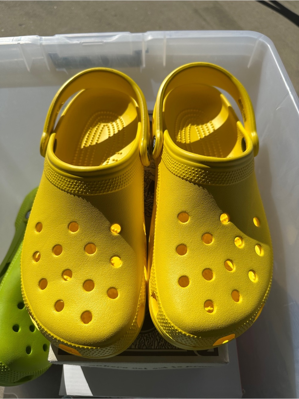 ⭐️New! CROCS Classic Clog in Bright Yellow